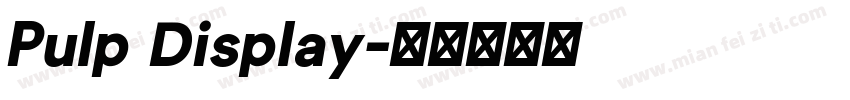 Pulp Display字体转换
